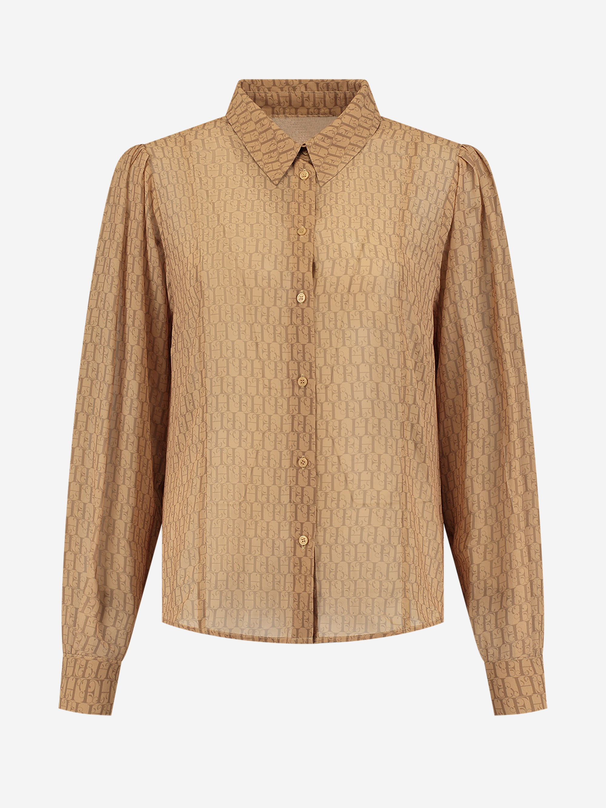Blouse with buttons