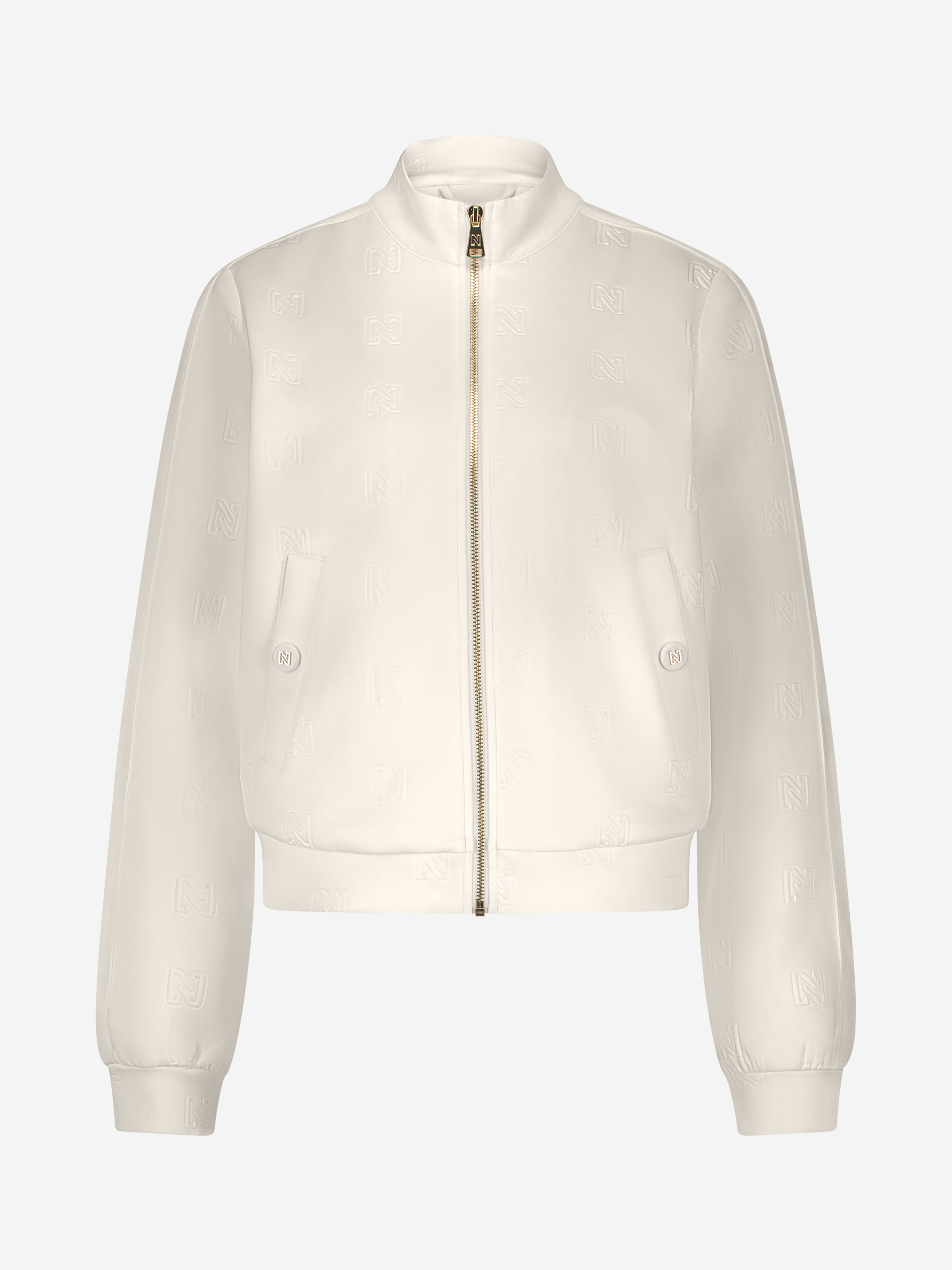 Losvallend jack met logo patroon