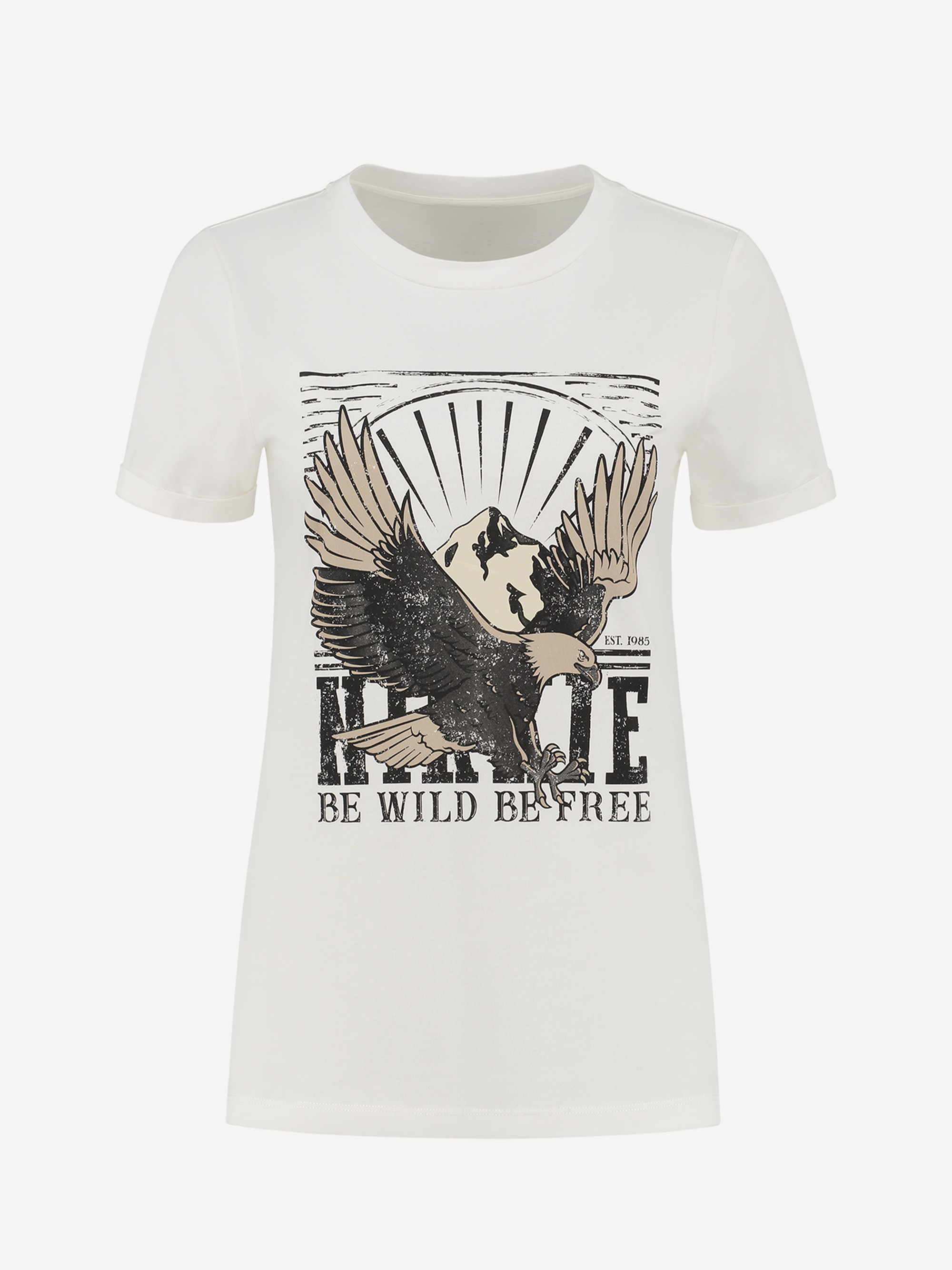Eagle Boyfriend Roll Up T-Shirt