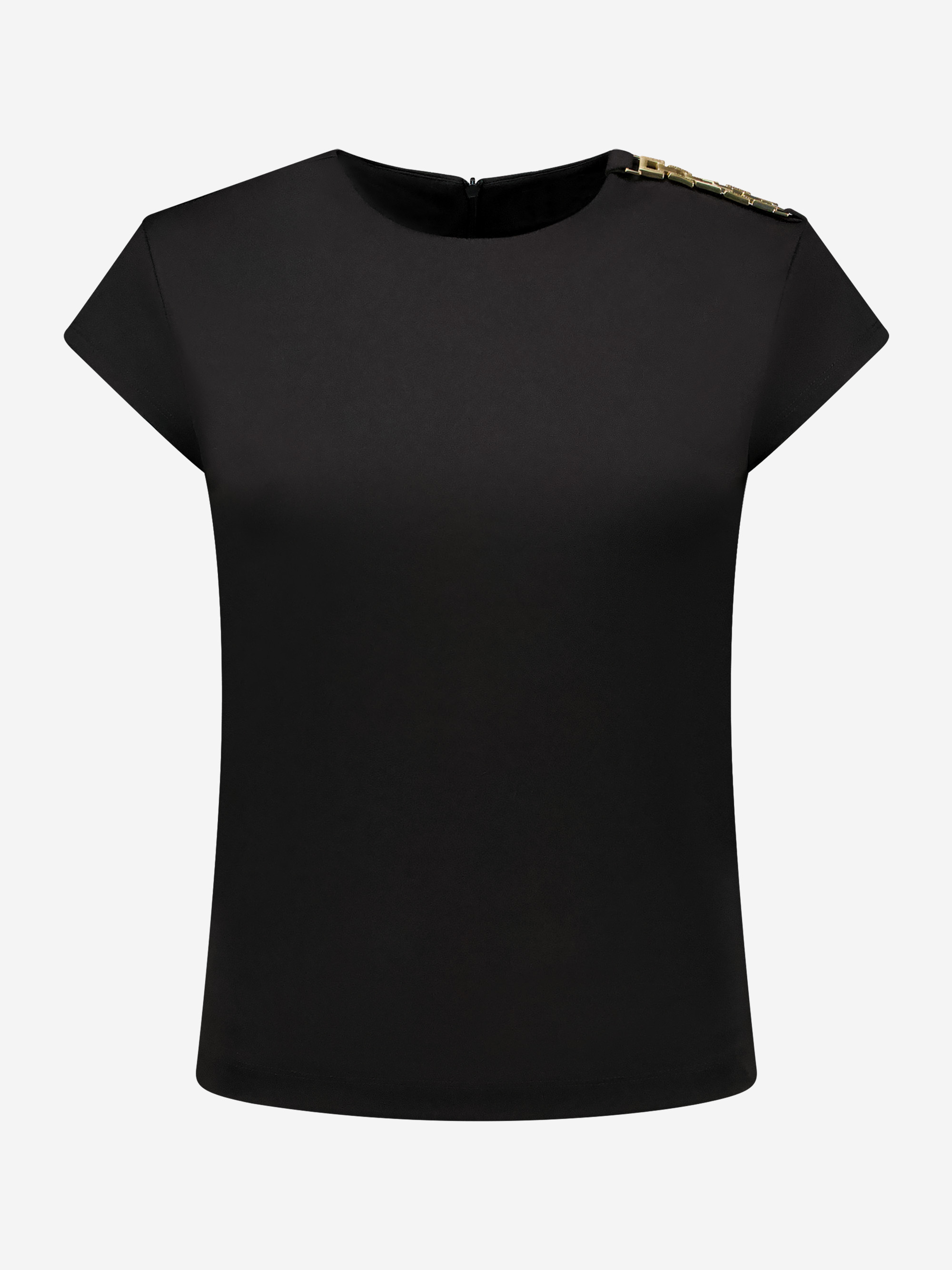 Aansluitende top met ketting detail