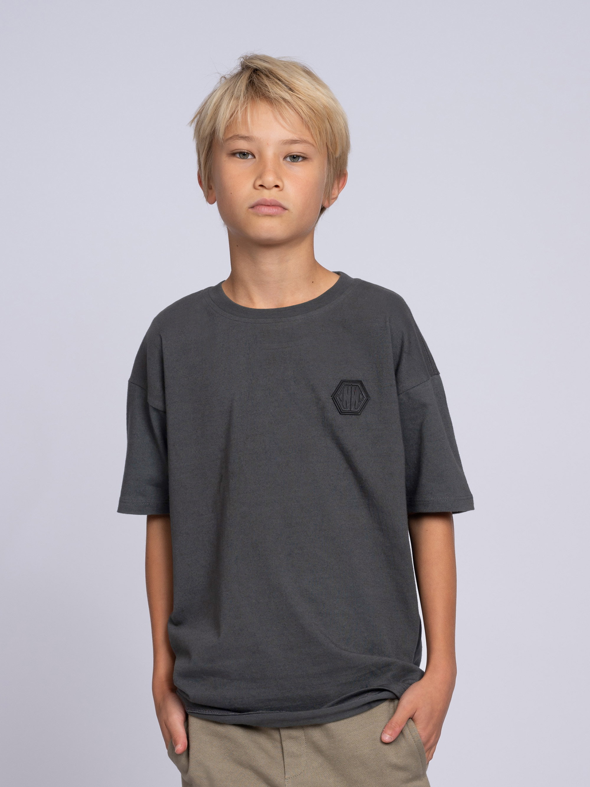 T-shirt met N&N logo patch