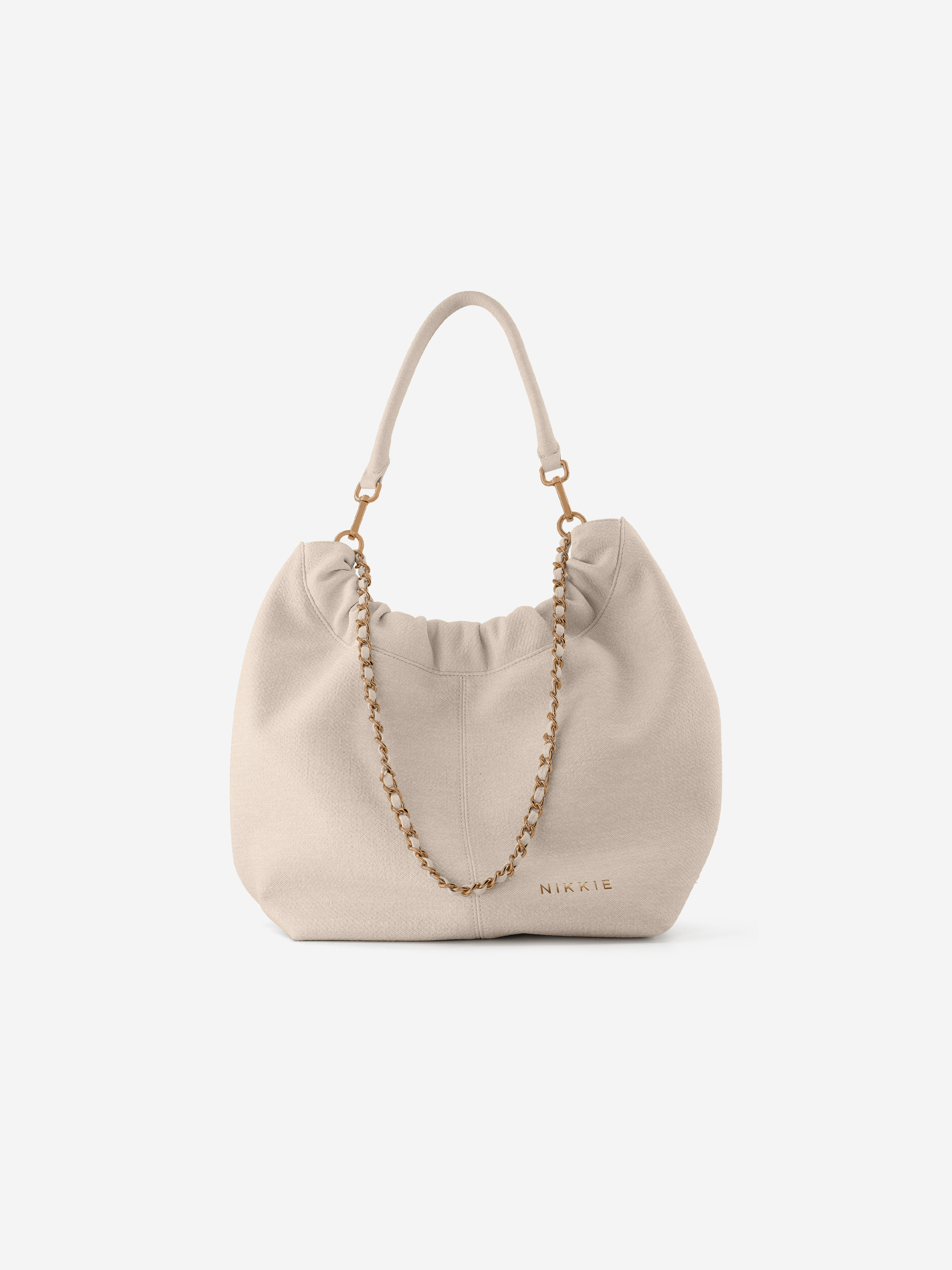 Denim hobo tas