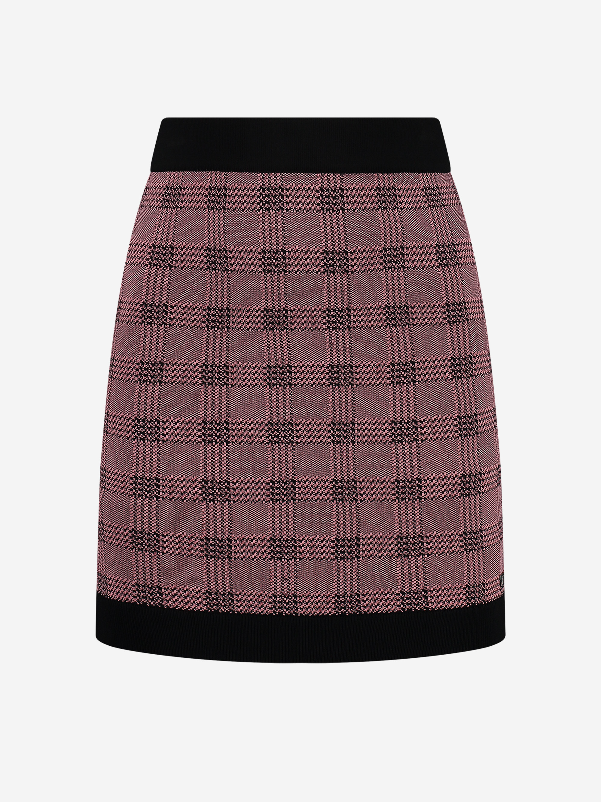 Fitted Checkered skirt