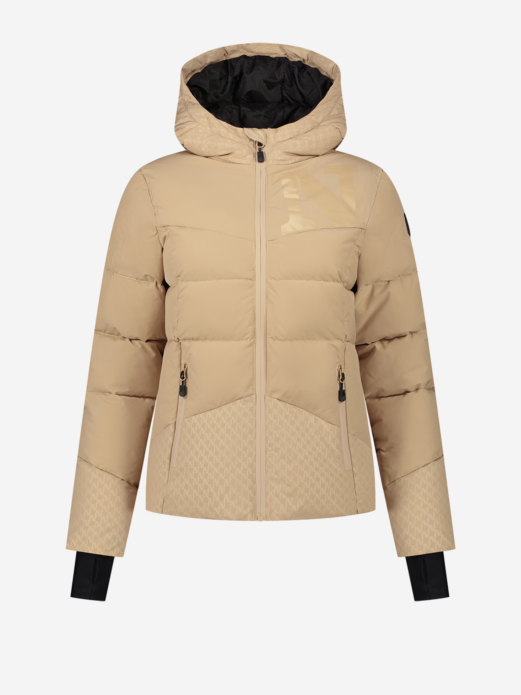 N logo ski jacket 