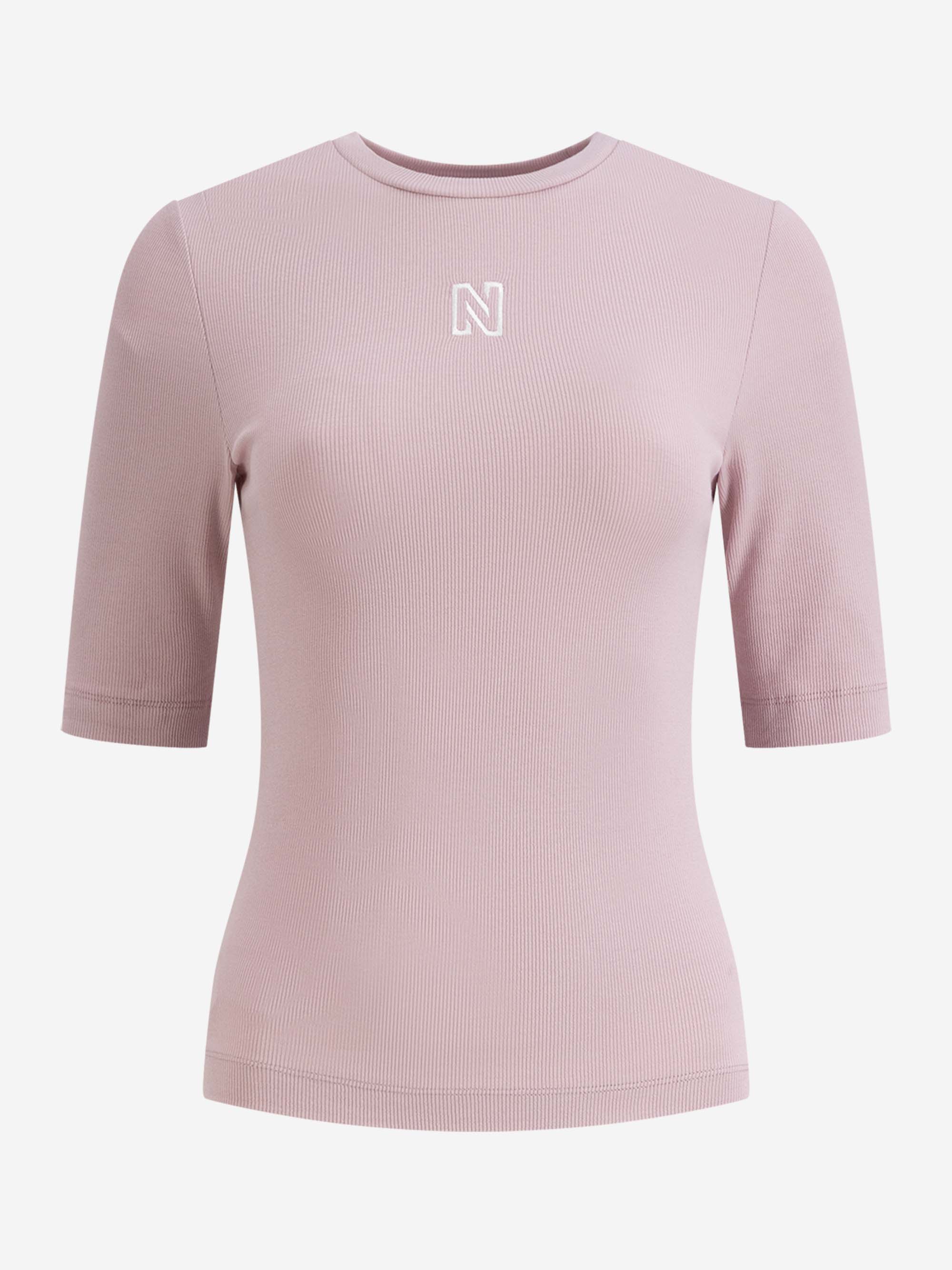 NIKKIE Rib Crewneck Top