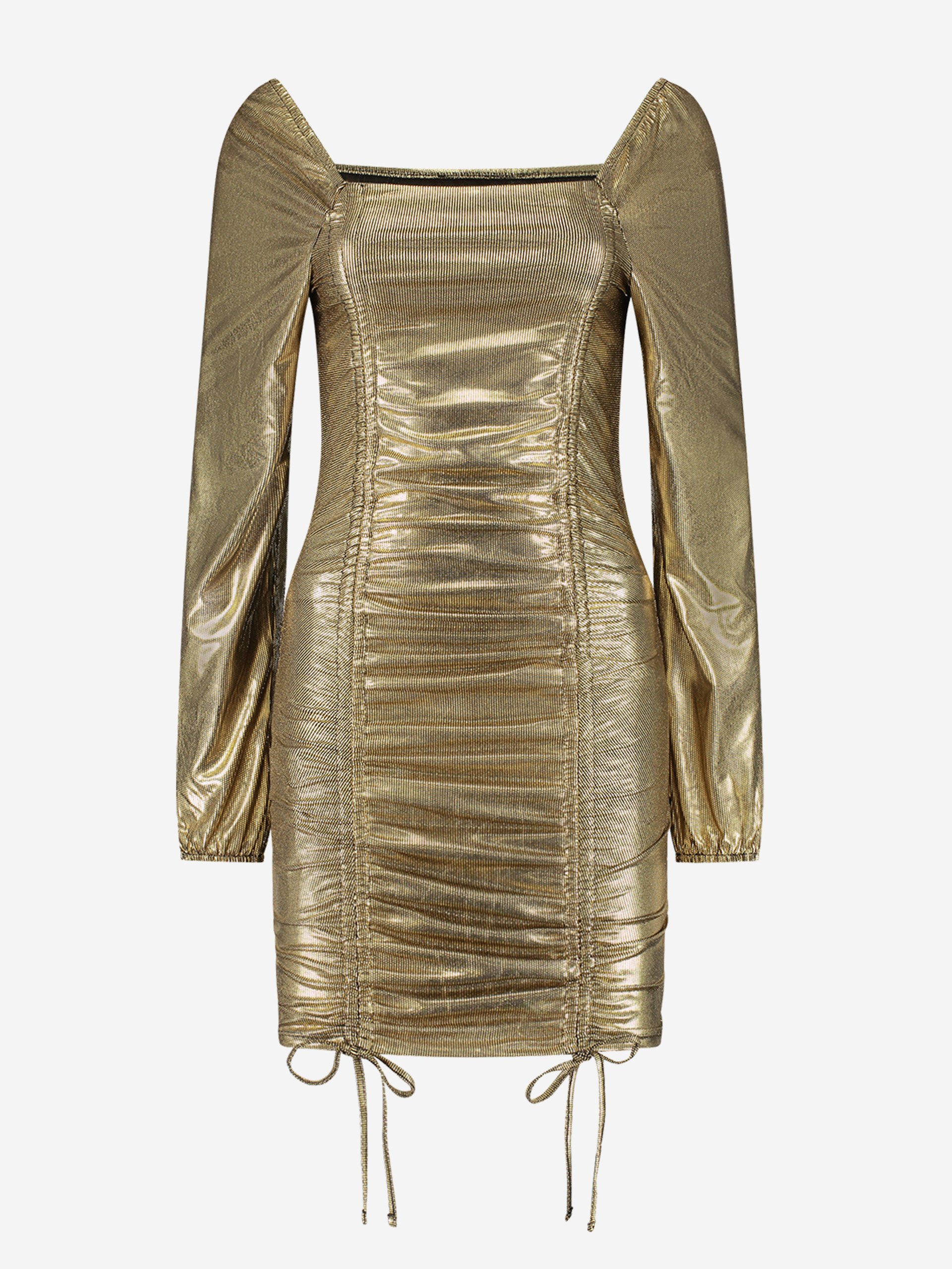 Foil dot dress
